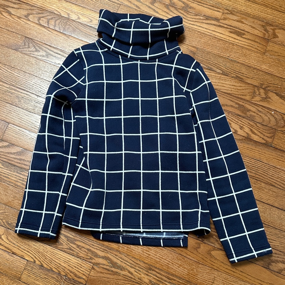 J Crew Windowpane sweater